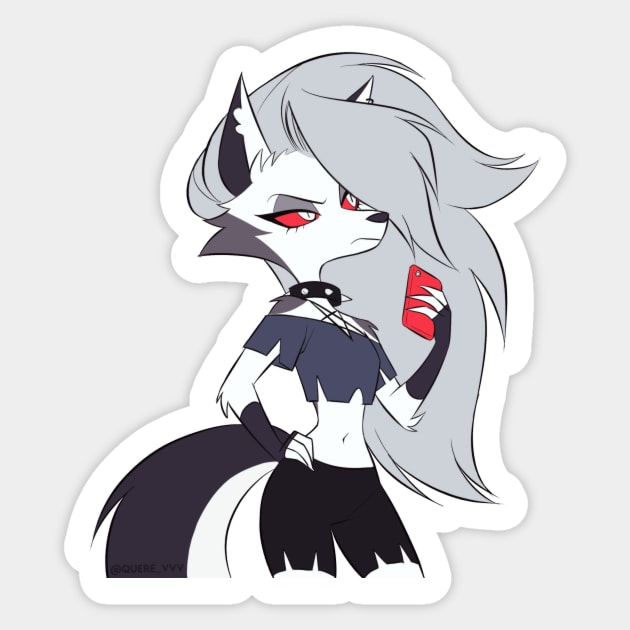 HELLUVA BOSS Loona Sticker by quere